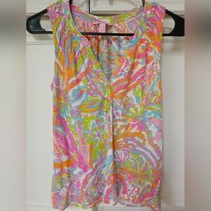 Lilly Pulitzer Multicolor Sleeveless Top